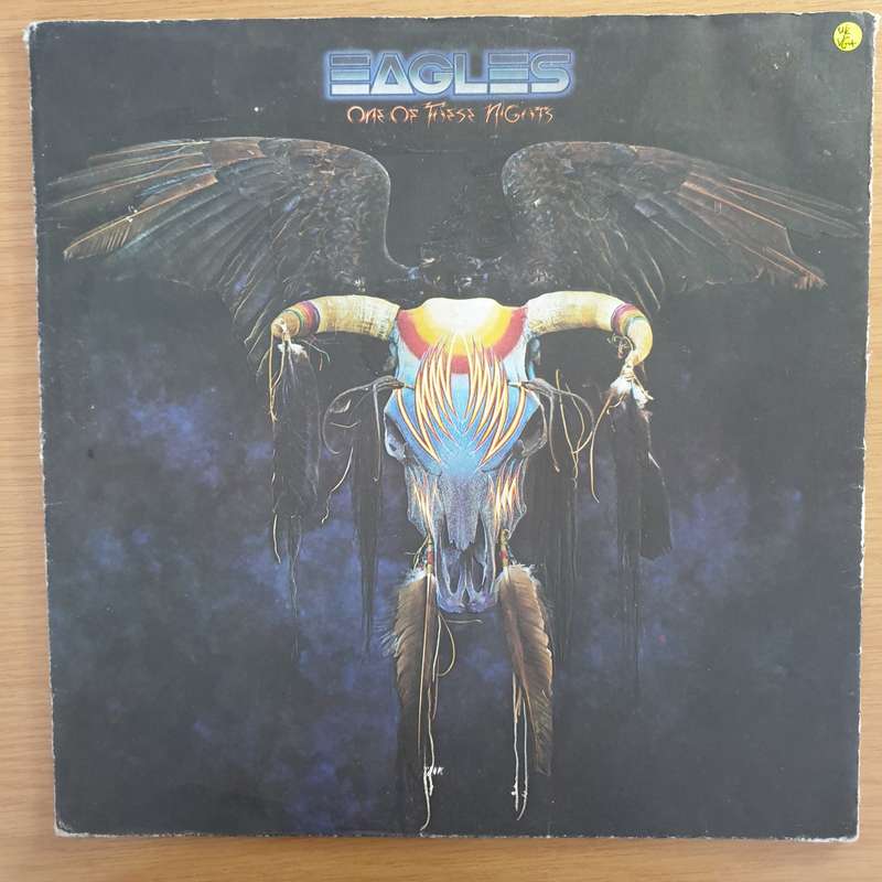 Eagles  One Of These Nights (UK) (with original inner)  Vinyl LP Record - Very-Good+ Qualit...