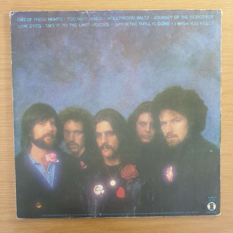 Eagles  One Of These Nights (UK) (with original inner)  Vinyl LP Record - Very-Good+ Qualit...