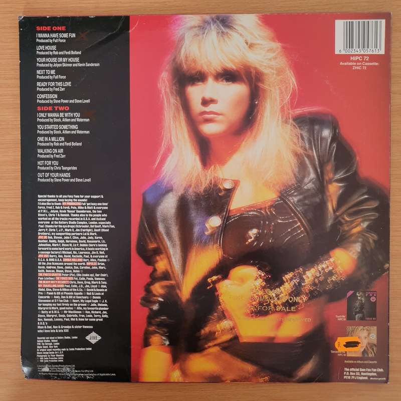 Samantha Fox  I Wanna Have Some Fun - Vinyl LP Record  (VG+)