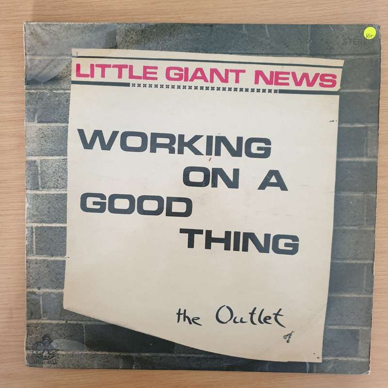 The Outlet  Working On A Good Thing  Vinyl LP Record - Very-Good+ Quality (VG+) (verygoodplus)