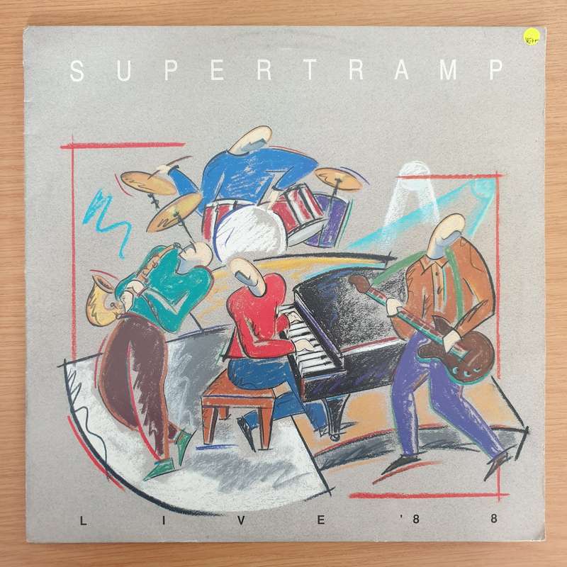 Supertramp  Live '88  Vinyl LP Record - Very-Good+ Quality (VG+) (verygoodplus) (D)