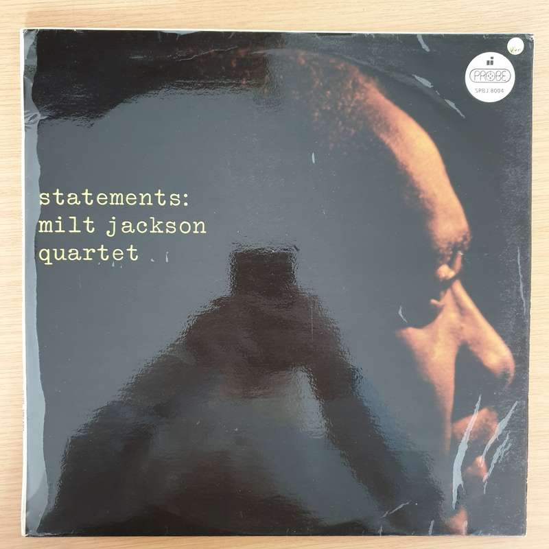 Milt Jackson Quartet  Statements  Vinyl LP Record - Very-Good+ Quality (VG+) (verygoodplus)