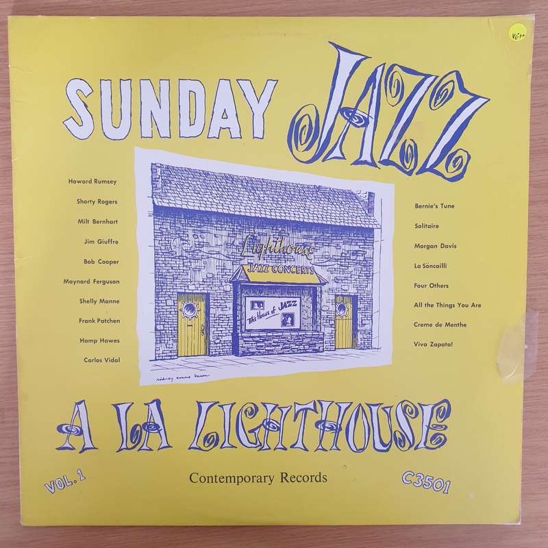 Howard Rumsey's Lighthouse All-Stars  Sunday Jazz A La Lighthouse, Vol. 1  Vinyl LP Reco...