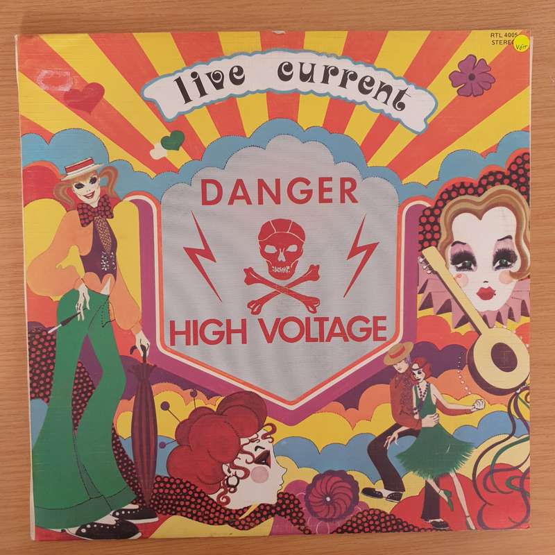 Live Current  Danger High Voltage  Vinyl LP Record - Very-Good+ Quality (VG+)