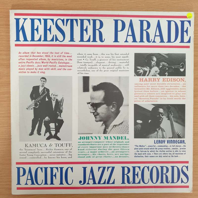 Keester Parade  Cy Touff And Richie Kamuca And Leroy Vinnegar And Harry Edison  Vinyl LP Re...