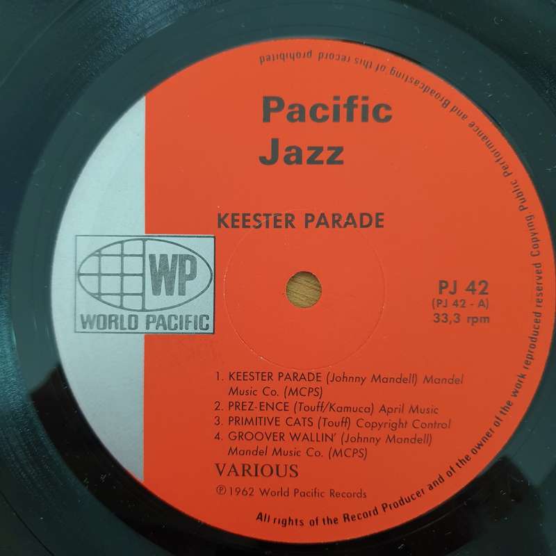 Keester Parade  Cy Touff And Richie Kamuca And Leroy Vinnegar And Harry Edison  Vinyl LP Re...