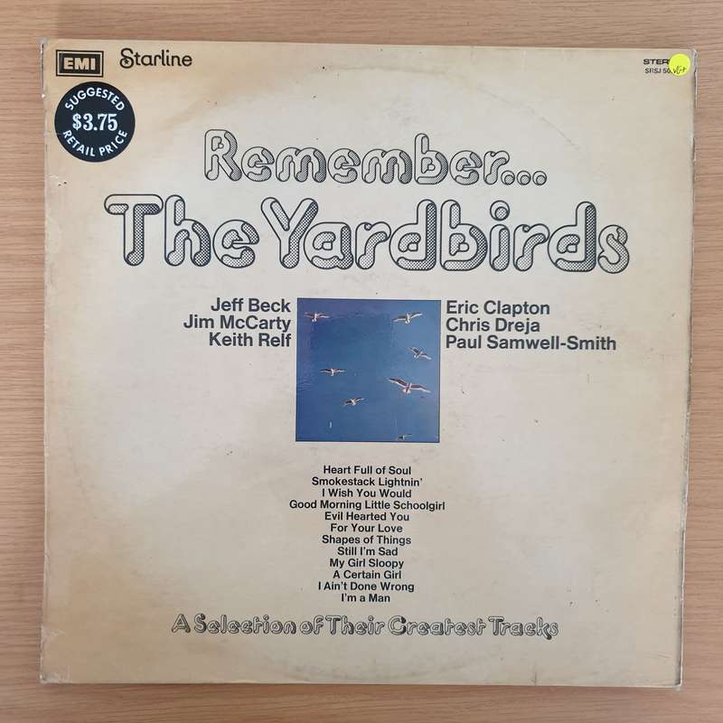 The Yardbirds  Remember... The Yardbirds (Beck, Clapton..) - Vinyl LP Record - Very-Good+ Q...