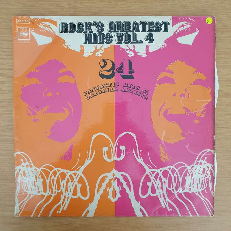 Rocks Greatest Hits - Original Artists - Vol 4 - 24 Fantastic Hit - Vinyl LP Record - Very-Good- ...