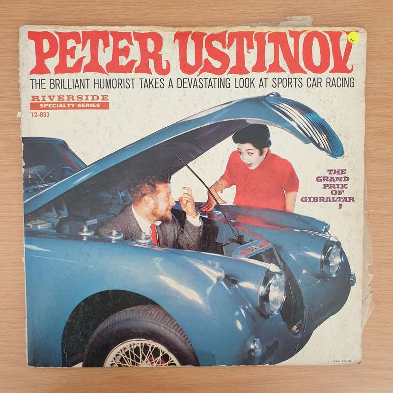 Peter Ustinov - The Grand Prix Of Gibraltar- Vinyl LP Record  (VG)