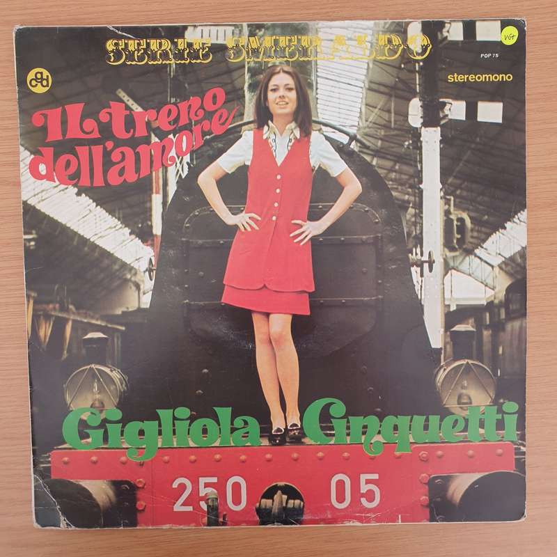 Gigliola Cinquetti  Il Treno Dell'Amore - Vinyl LP Record - Very-Good+ Quality (VG+)