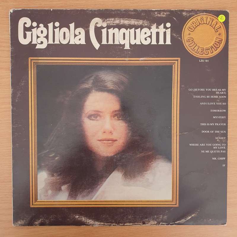 Gigliola Cinquetti  - Original Collection - Vinyl LP Record - Very-Good- Quality (VG-)