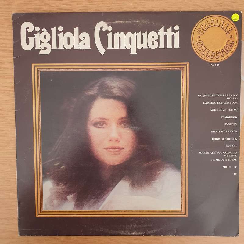 Gigliola Cinquetti  - Original Collection - Vinyl LP Record - Very-Good+ Quality (VG+)