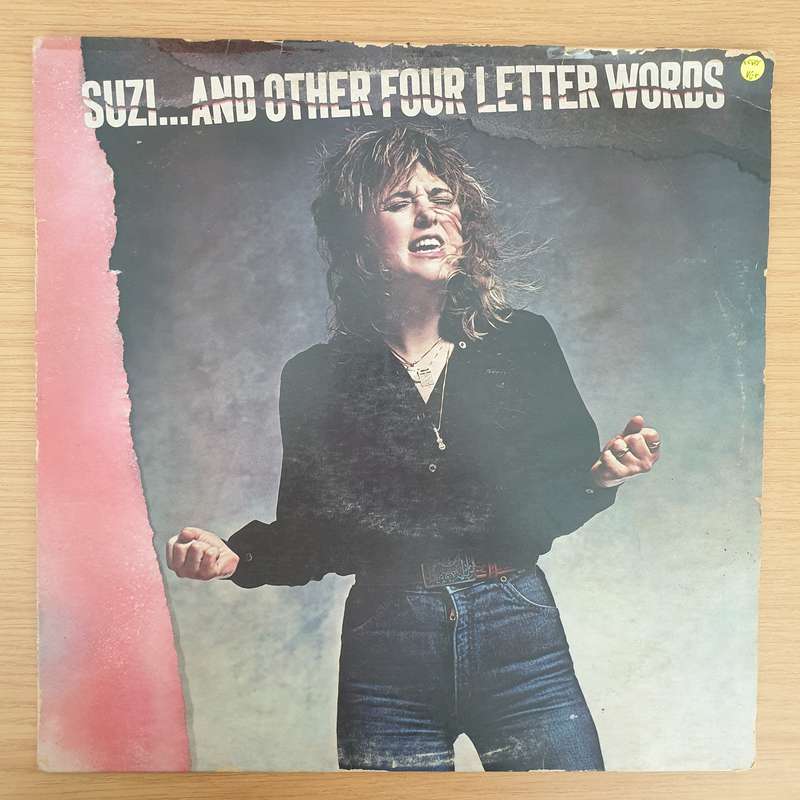 Suzi Quatro  Suzi... And Other Four Letter Words -  Vinyl LP Record - Very-Good+ Quality (VG+)