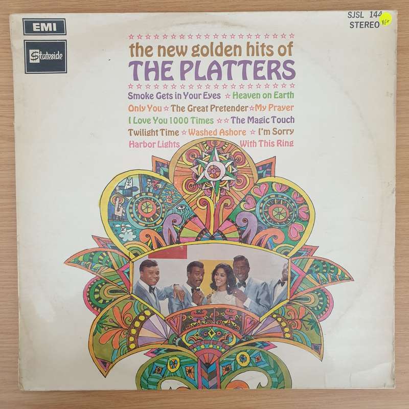 The Platters  The New Golden Hits Of The Platters - Vinyl LP Record - Very-Good+ Quality (VG+)