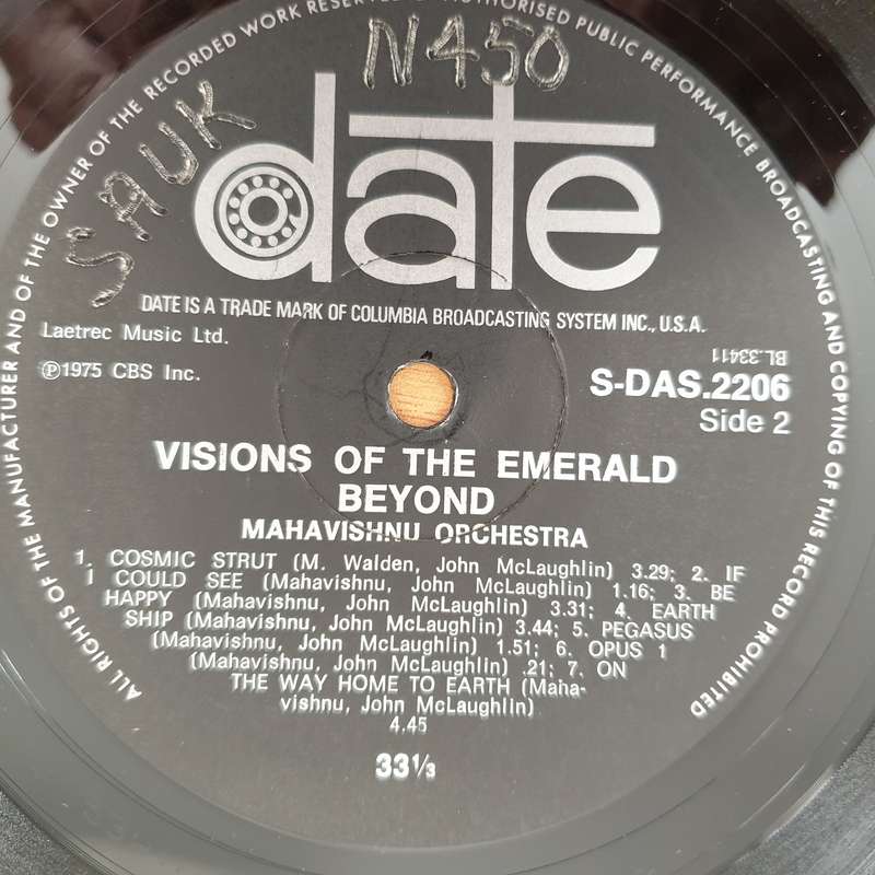 Mahavishnu Orchestra  Visions Of The Emerald Beyond - Vinyl LP Record - Very-Good+ Quality (VG+)