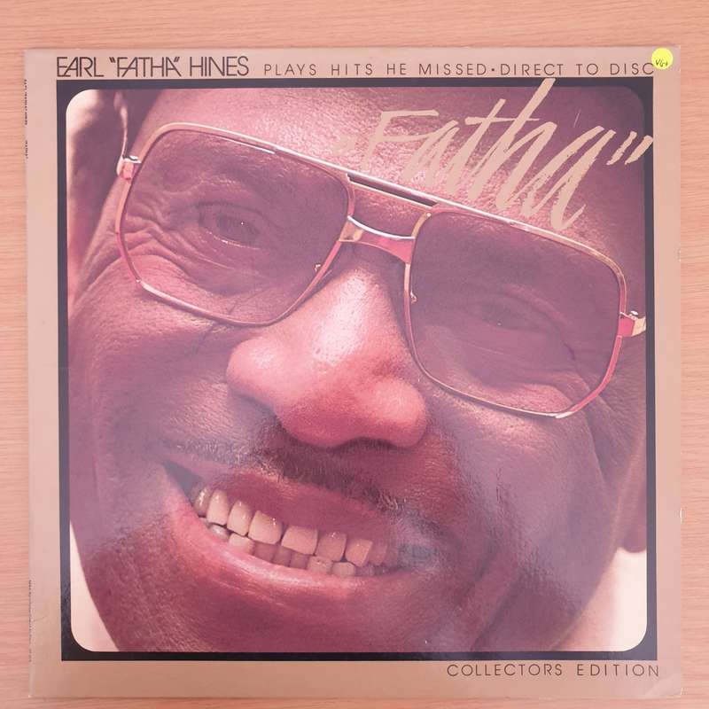 Earl "Fatha" Hines*  "Fatha" - Vinyl LP Record - Very-Good+ Quality (VG+)