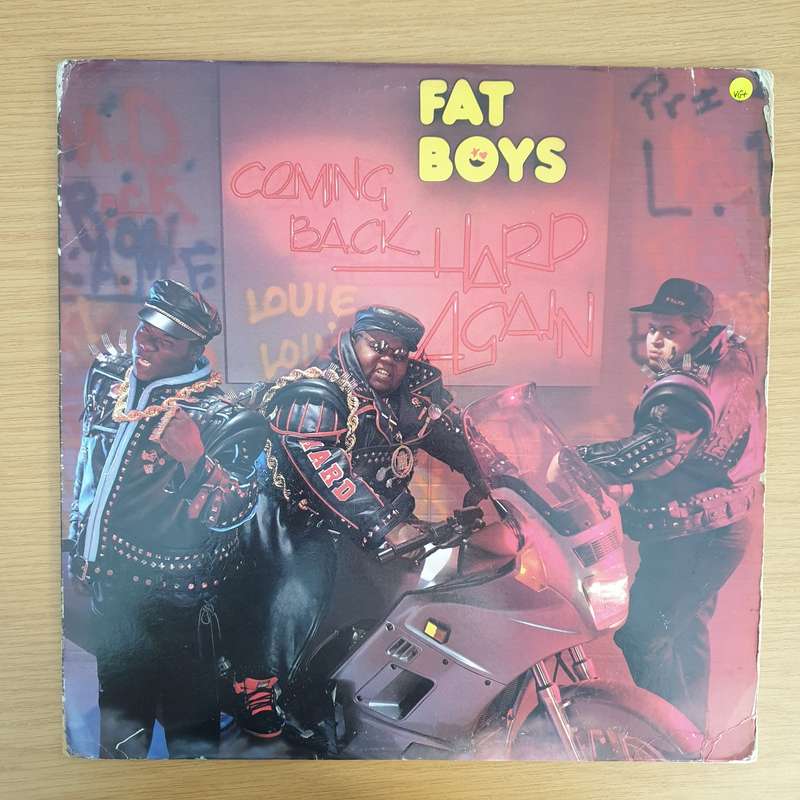 Fat Boys  Coming Back Hard Again - Vinyl LP Record - Very-Good+ Quality (VG+)