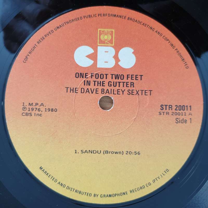 The Dave Bailey Sextet & The Dave Bailey Quintet - One Foot Two Feet In The Gutter - Vinyl LP Rec...