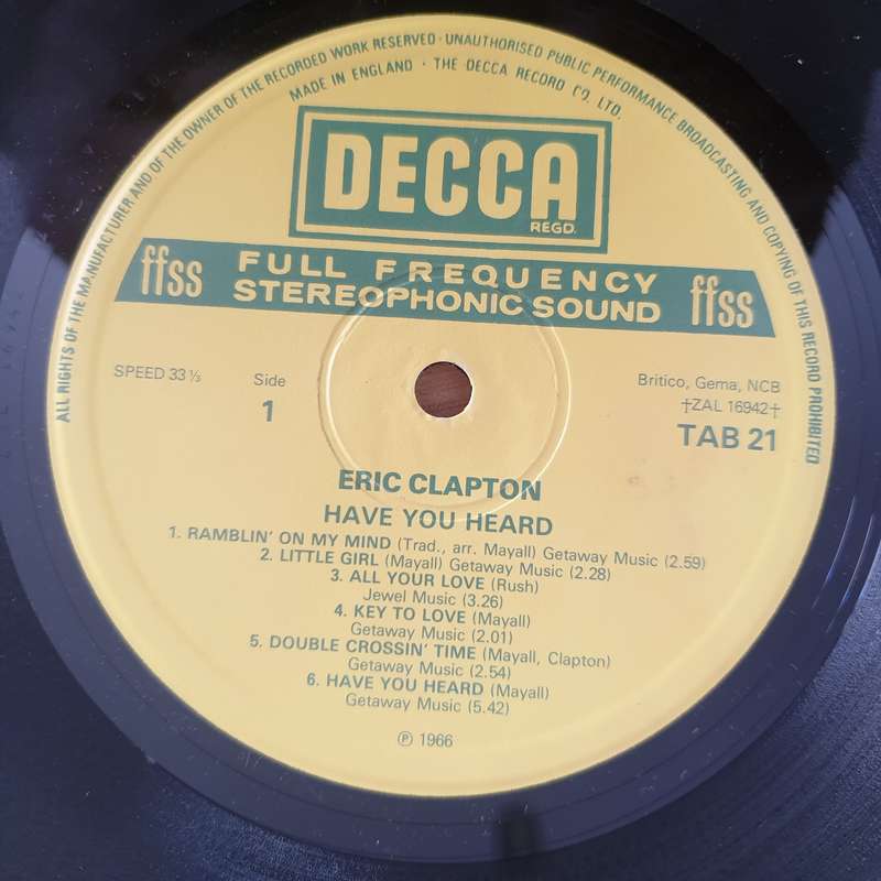 Eric Clapton featuring Champion Jack Dupree, Otis Spann  Steppin'n Out Eric Clapton Featured w...