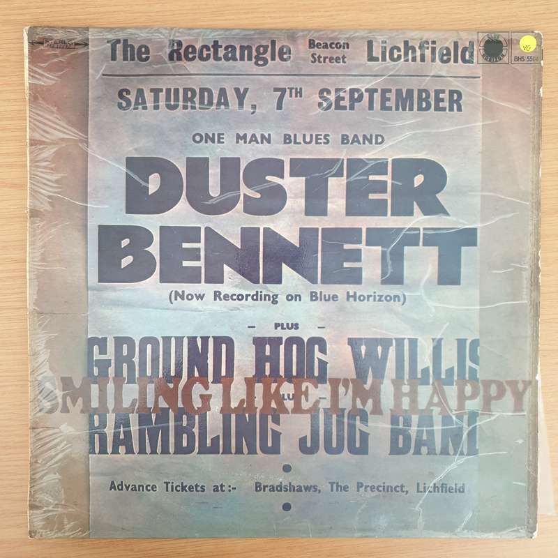 Duster Bennett - Now Recording on Blue Horizon - Vinyl LP Record - Very-Good Quality (VG)  (verry)