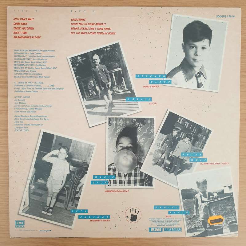 The J. Geils Band  Love Stinks   Vinyl LP Record - Very-Good+ Quality (VG+) (verygoodplus)
