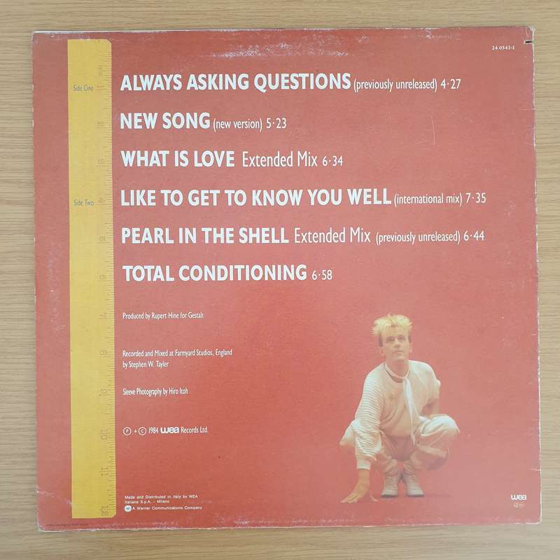Howard Jones  The 12" Album - Vinyl LP Record - Very-Good+ Quality (VG+) (verygoodplus)