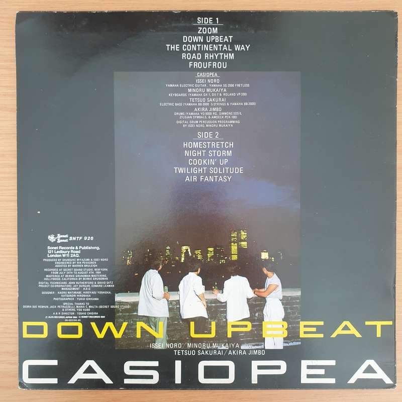 Casiopea  Down Upbeat - Vinyl LP Record - Very-Good+ Quality (VG+) (verygoodplus)