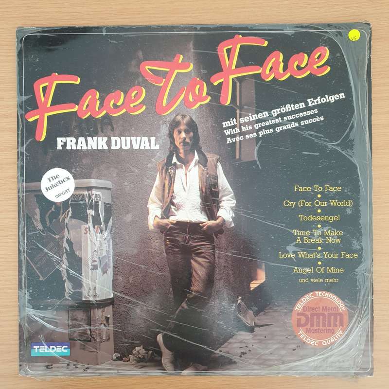 Frank Duval  Face To Face (Frank Duval Mit Seinen Größten Erfolge) - Vinyl LP Record - Very-...