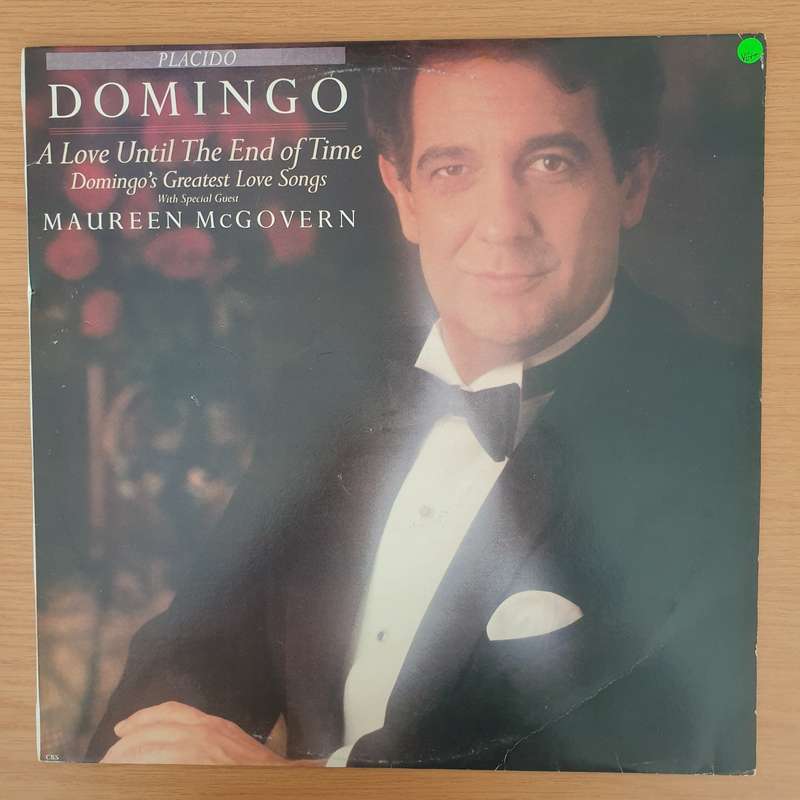 Placido Domingo With Maureen McGovern  A Love Until The End Of Time - Vinyl LP Record - Very-G...