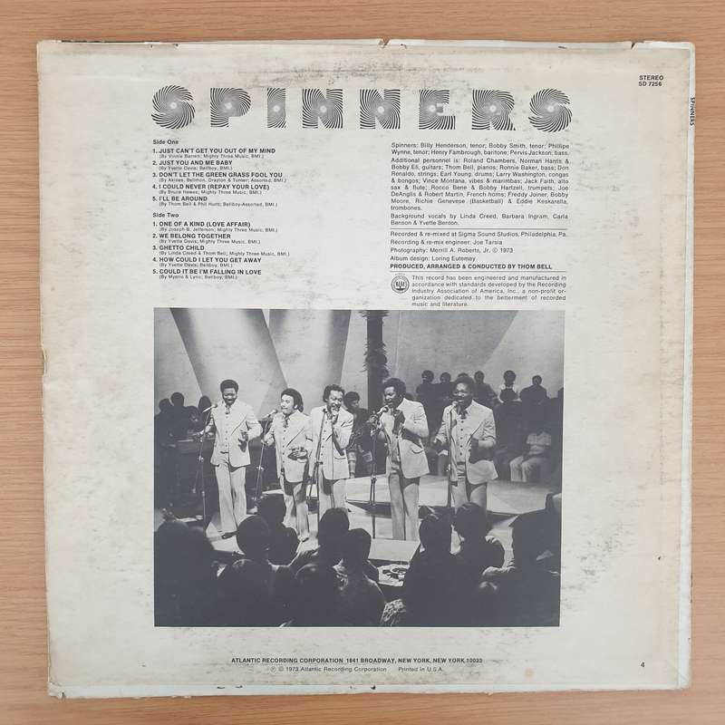 Spinners  Spinners - Vinyl LP Record - Very-Good Quality (VG)  (verry)