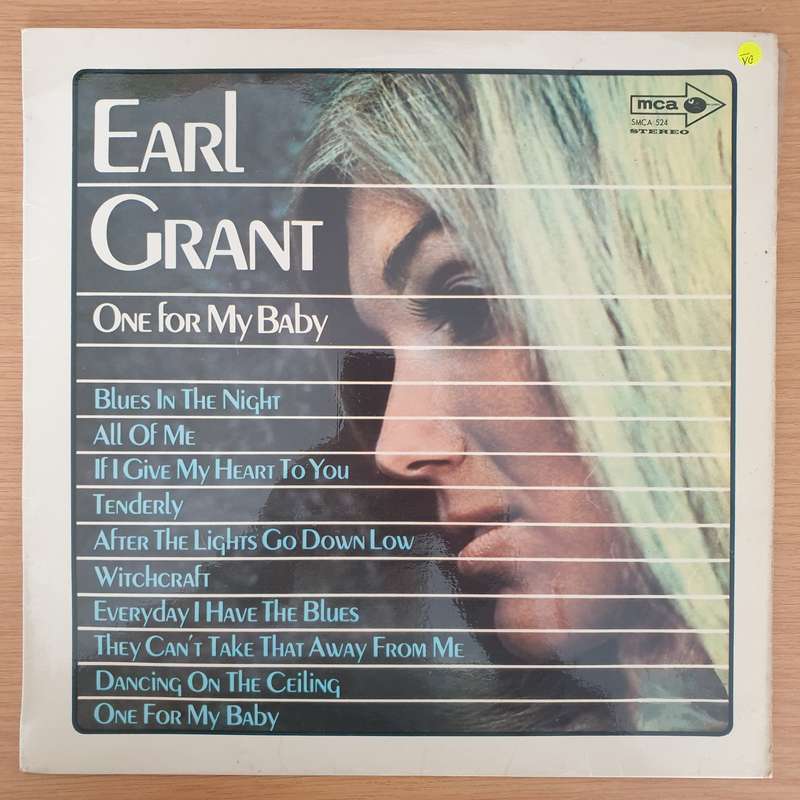Earl Grant  One For My Baby - Vinyl LP Record - Very-Good- Quality (VG-) (minus)