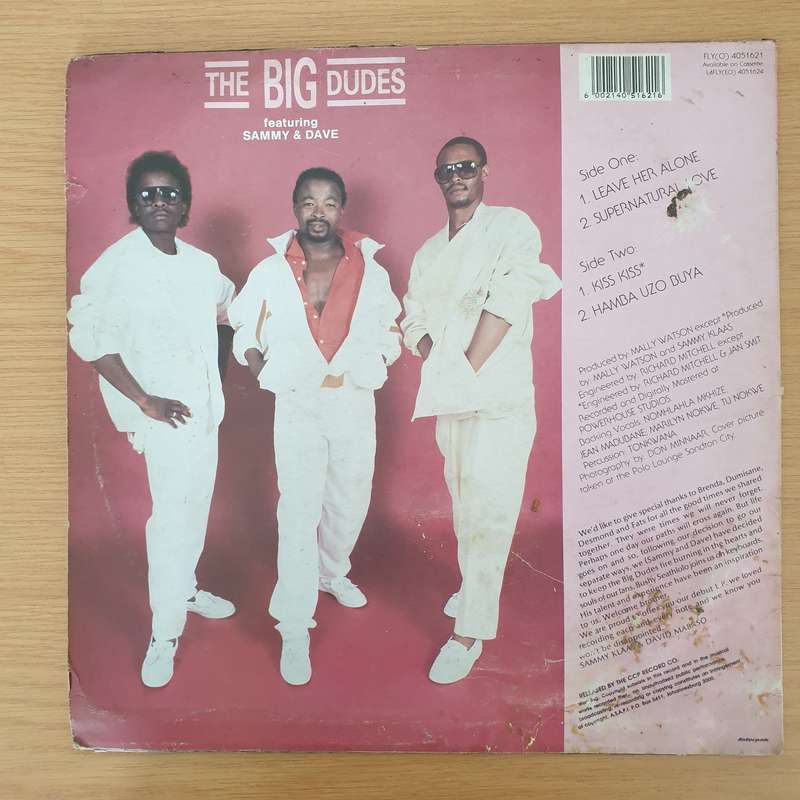 The Big Dudes  Leave Her Alone - Vinyl LP Record - Very-Good Quality (VG)  (verry)
