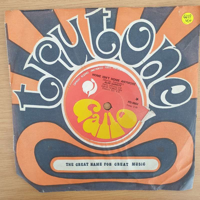 Alan Garrity  Home Isn't Home Anymore / So Hard To Get By - Vinyl 7" Record - Very-Good+ Quali...