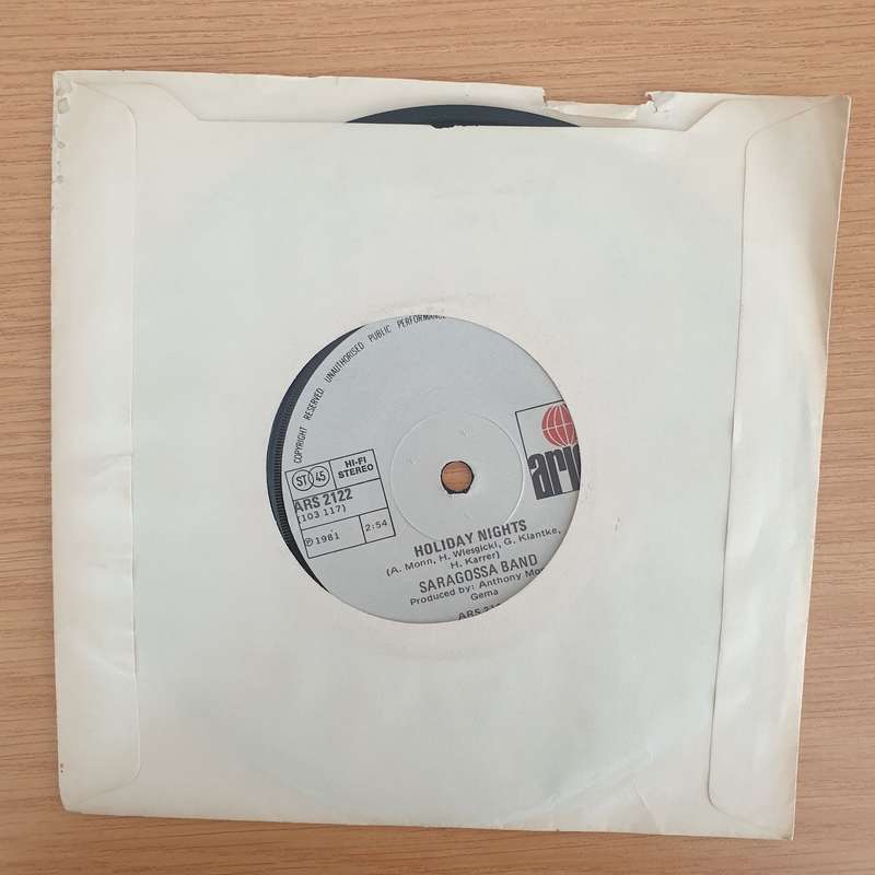Saragossa Band  Agadou - Vinyl 7" Record - Very-Good+ Quality (VG+) (verygoodplus7)