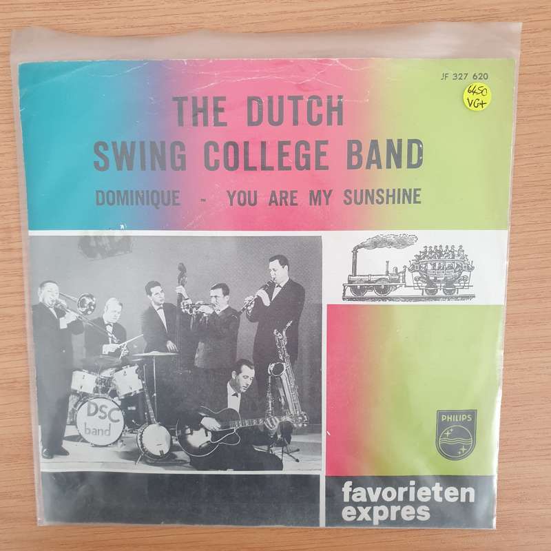 The Dutch Swing College Band  Dominique / You Are My Sunshine - Vinyl 7" Record - Very-Good+ Q...