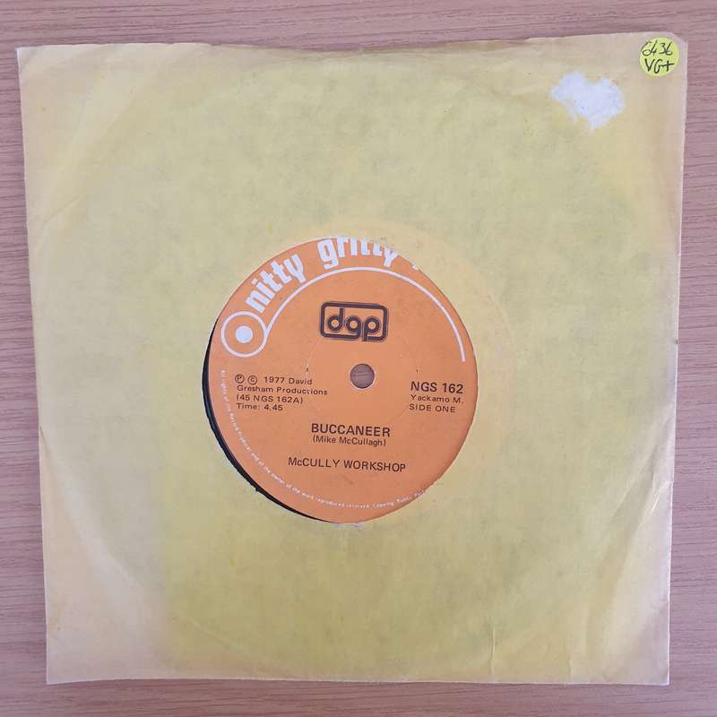 McCully Workshop  Buccaneer - Vinyl 7" Record - Very-Good+ Quality (VG+) (verygoodplus7)