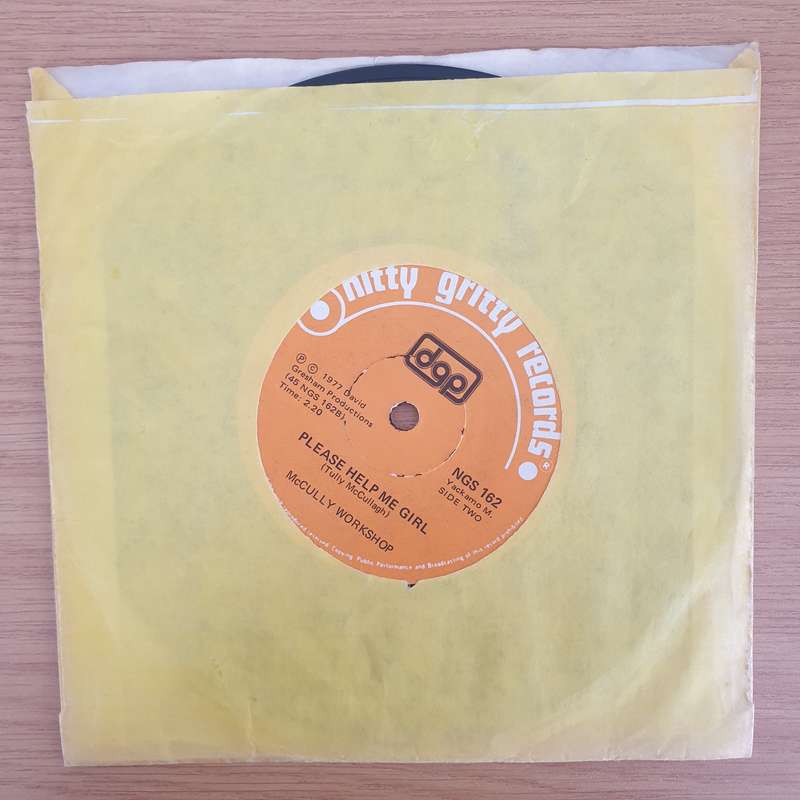McCully Workshop  Buccaneer - Vinyl 7" Record - Very-Good+ Quality (VG+) (verygoodplus7)