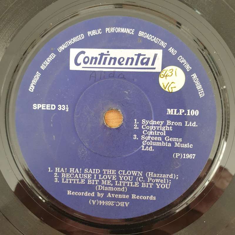 The Manchester Playboys  Ha Ha Said The Clown - Vinyl 7" Record - Very-Good Quality (VG)  (ver...