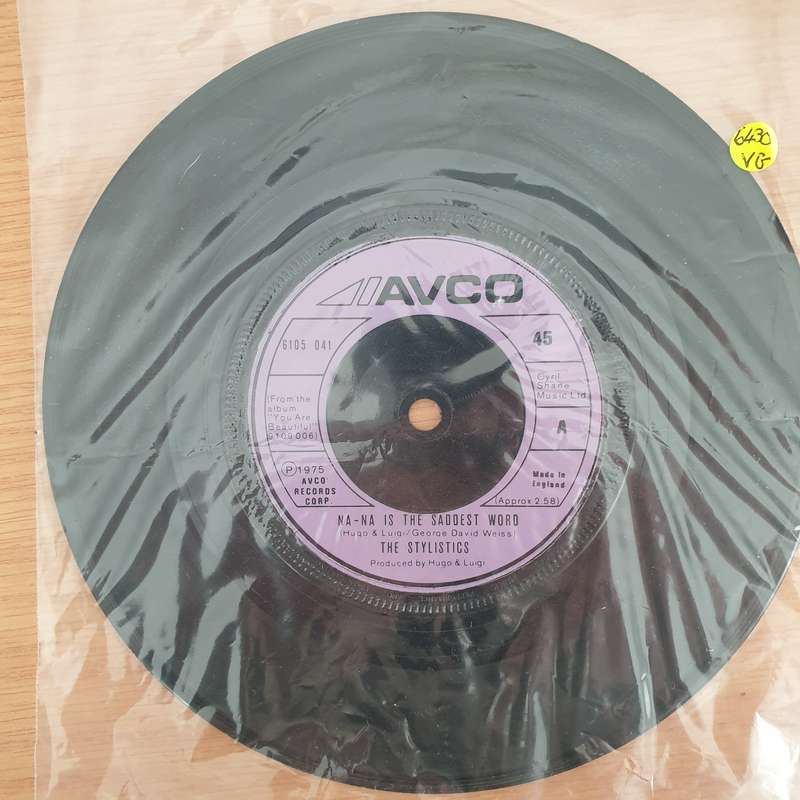 The Stylistics  Na-na Is The Saddest Word - Vinyl 7" Record - Very-Good Quality (VG)  (verry7)