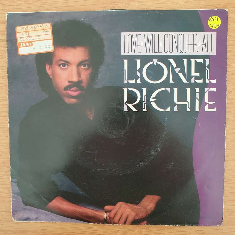 Lionel Richie  Love Will Conquer All - Vinyl 7" Record - Very-Good+ Quality (VG+) (verygoodplus7)