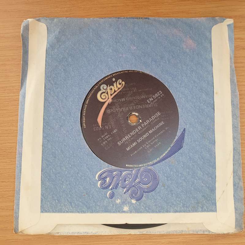 Miami Sound Machine  Bad Boy  - Vinyl 7" Record - Very-Good+ Quality (VG+) (verygoodplus7)