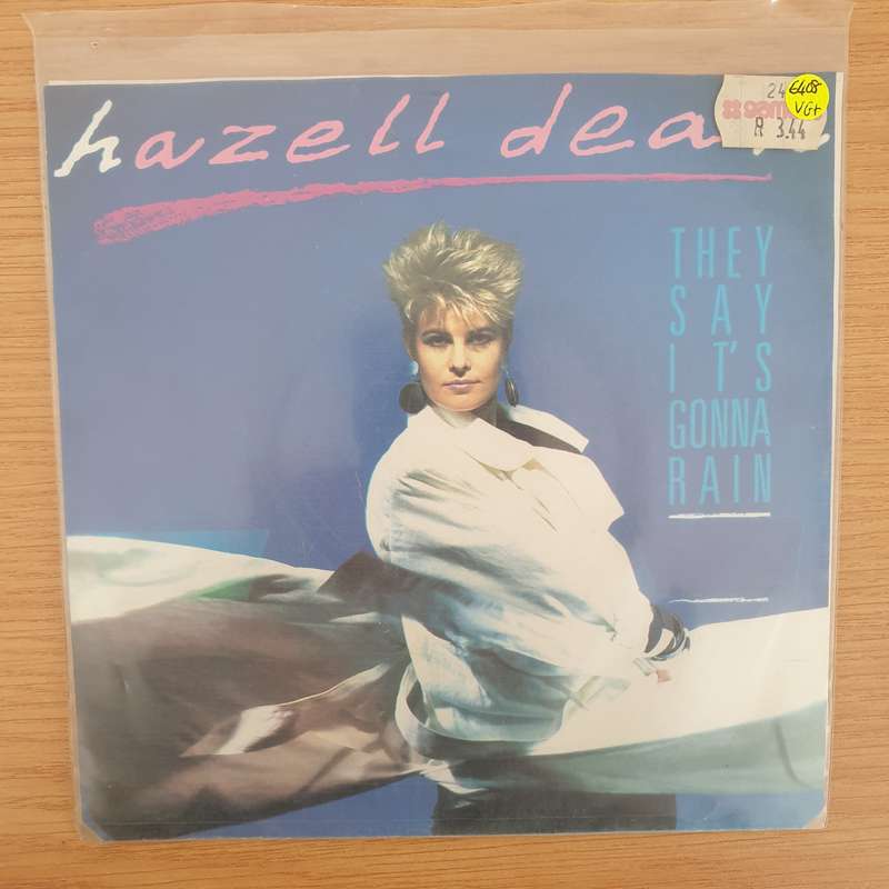 Hazell Dean  They Say It's Gonna Rain - Vinyl 7" Record - Very-Good+ Quality (VG+) (verygoodpl...
