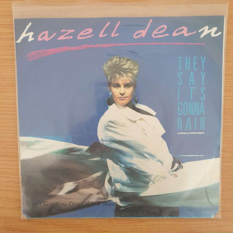 Hazell Dean  They Say It's Gonna Rain - Vinyl 7" Record - Very-Good+ Quality (VG+) (verygoodpl...