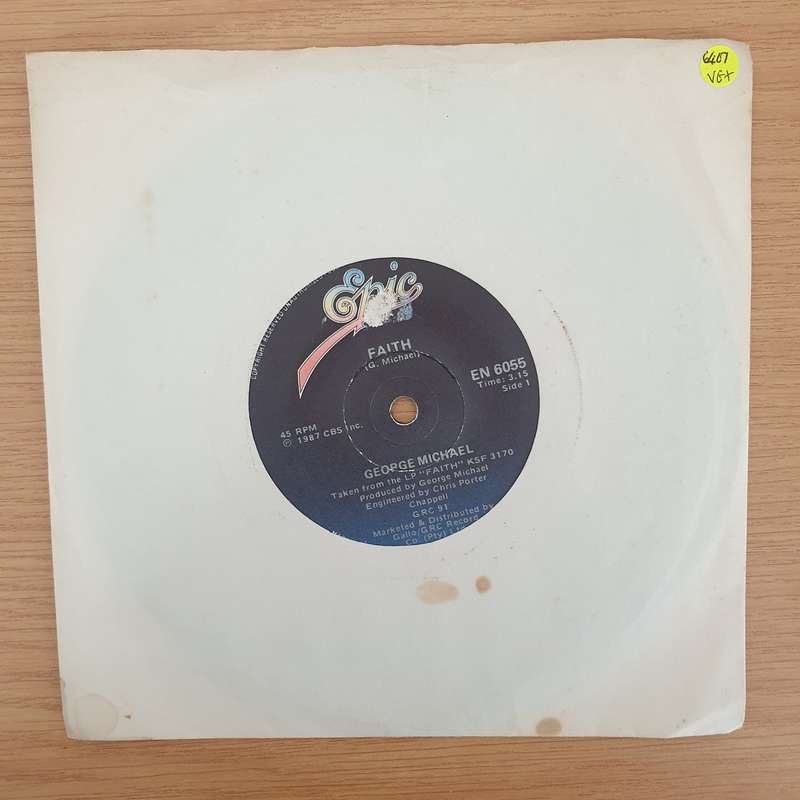 George Michael  Faith - Vinyl 7" Record - Very-Good+ Quality (VG+)