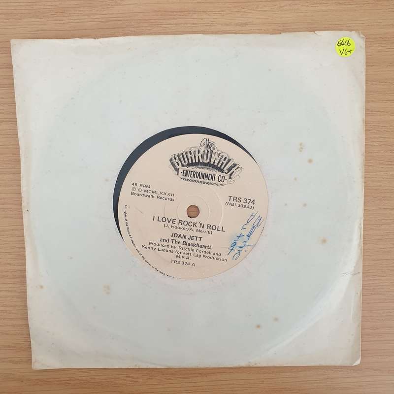 Joan Jett And The Blackhearts  I Love Rock'N Roll  - Vinyl 7" Record - Very-Good+ Quality (...
