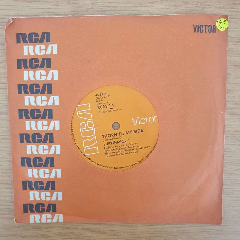 Eurythmics  Thorn In My Side  - Vinyl 7" Record - Very-Good+ Quality (VG+) (verygoodplus7)