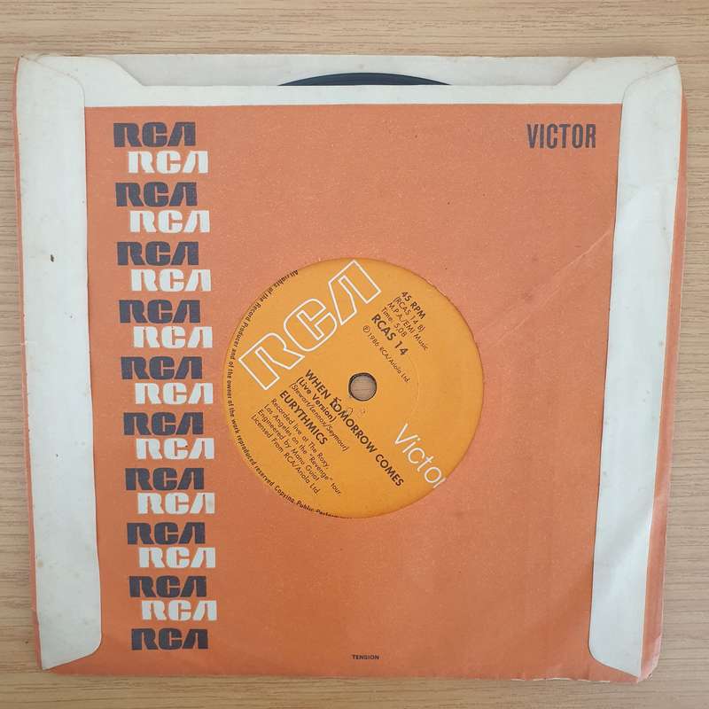 Eurythmics  Thorn In My Side  - Vinyl 7" Record - Very-Good+ Quality (VG+) (verygoodplus7)