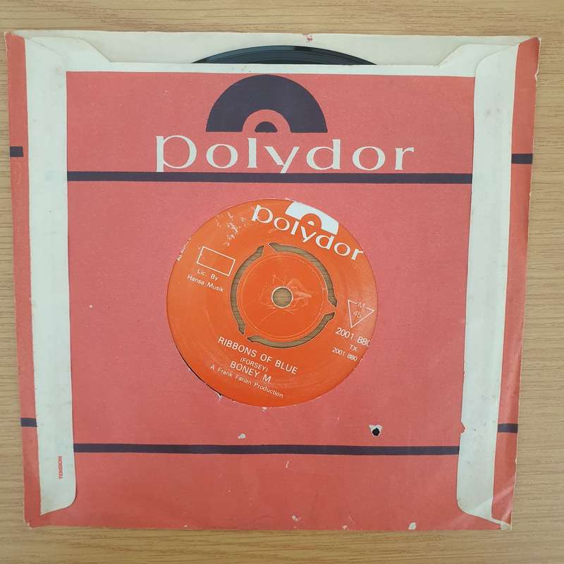 Boney M.  Hooray! Hooray! It's A Holi-Holiday  - Vinyl 7" Record - Very-Good+ Quality (VG+) (v...