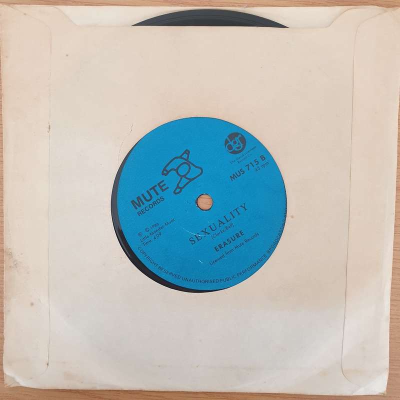 Erasure  Ooh Sometimes  - Vinyl 7" Record - Very-Good+ Quality (VG+) (verygoodplus7)