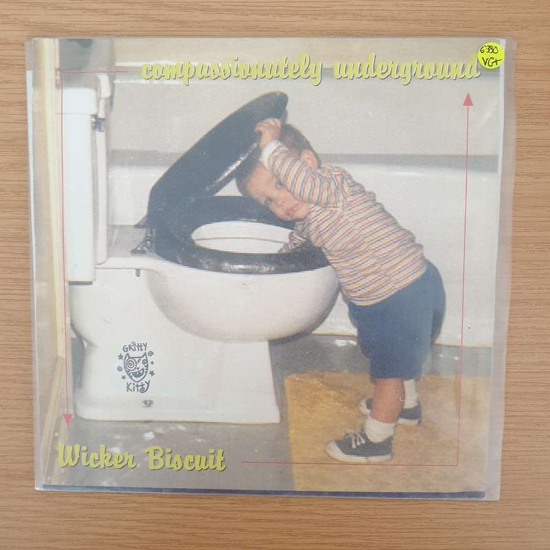 Wicker Biscuit  Basement - Vinyl 7" Record - Very-Good+ Quality (VG+) (verygoodplus7)